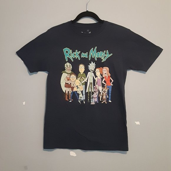Adult Swim Other - Rick and Morty Graphic Tee Size Men's Large Black w/ Large Graphic 100% Cotton